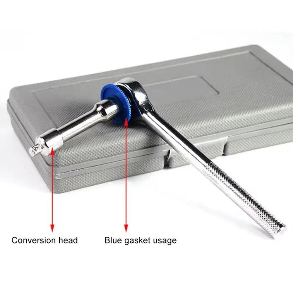 Caisse De 40 Clés À Douilles Mixtes 1/4″ Et 3/8″. ..........ملاحظة 👌السعر (بعد التخفيض 250ألف فقط)